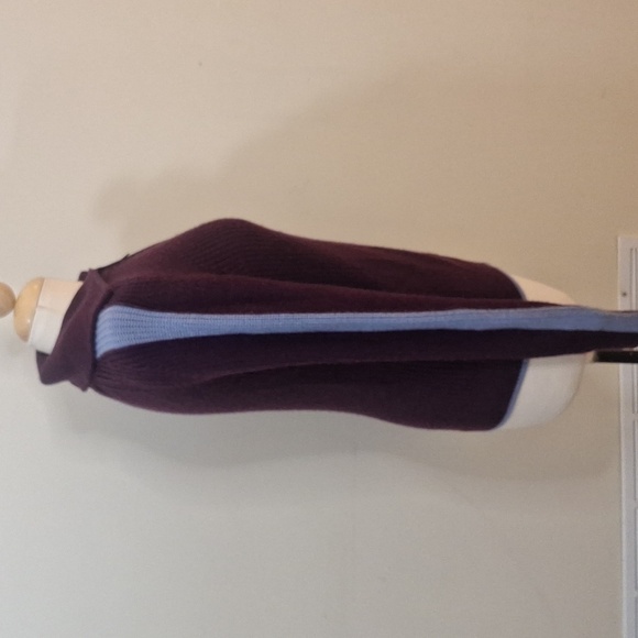 Icebreaker Women's Merino Lodge Long Sleeve Half Zip Sweater - NIGHTSHADE/ KYANI - Picture 6 of 11